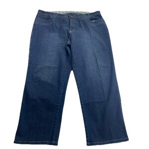 Cato Jeans 24W Blue Denim Premium Embroidered Back Pockets Plus Size